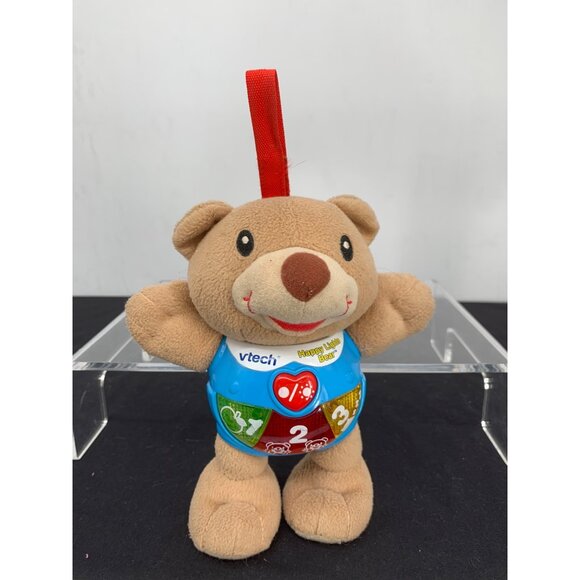 VTECH Happy Lights Bear Working Tested 7 Inch Toy Plush - Picture 1 of 8